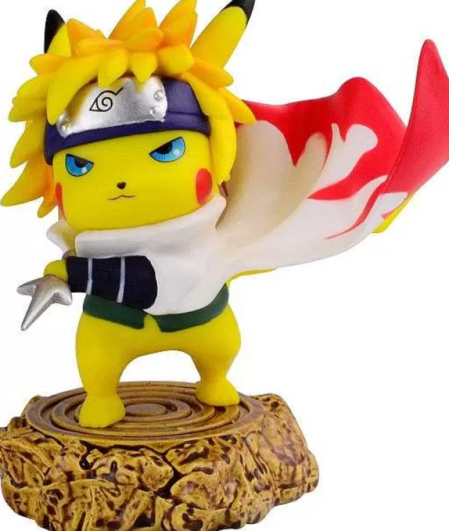 Pokemon Figuren-Pkm.store Pikachu Figur Cosplay Als Namikaze Minato (Ca. 10Cm)