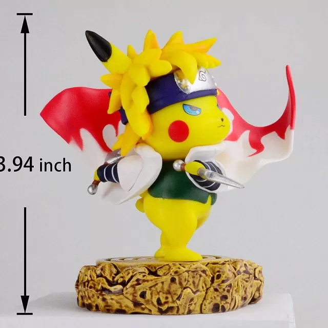 Pokemon Figuren-Pkm.store Pikachu Figur Cosplay Als Namikaze Minato (Ca. 10Cm)