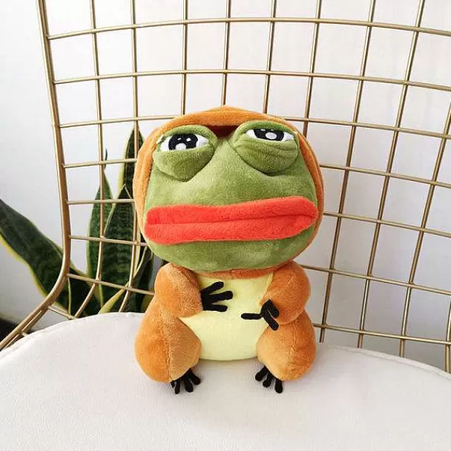 Pokemon Kuscheltiere-Pkm.store Pikachu, Glumanda, Bisasam U. A. Als Sad Frog Meme Cosplay Plusch Pokemon (Ca. 25Cm)