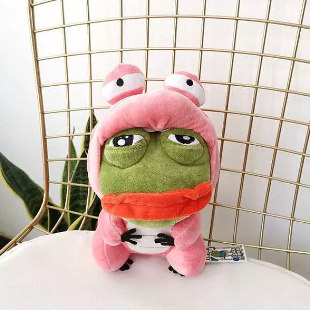 Pokemon Kuscheltiere-Pkm.store Pikachu, Glumanda, Bisasam U. A. Als Sad Frog Meme Cosplay Plusch Pokemon (Ca. 25Cm)