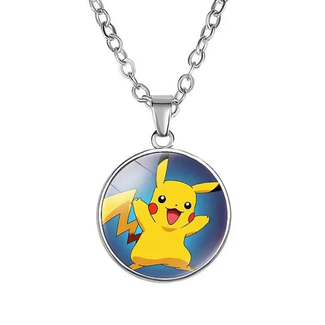 Pokemon Schmuck-Pkm.store Pikachu Halskette Mit Anhanger - Viele Unterschiedliche Pokemon Motive