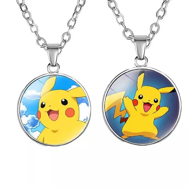 Pokemon Schmuck-Pkm.store Pikachu Halskette Mit Anhanger - Viele Unterschiedliche Pokemon Motive