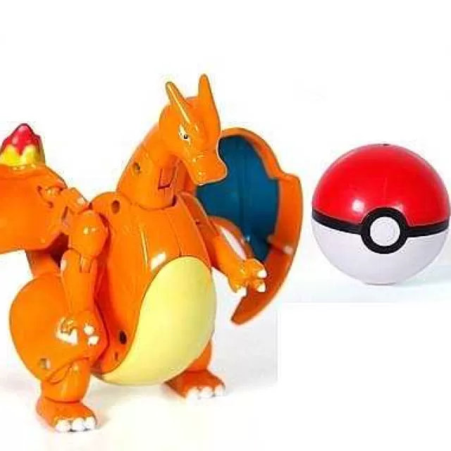 Pokeball & Pokebälle-Pkm.store Pikachu, Mewtu, Glurak, Bisasam Oder Turtok Figur Mit Pokeball