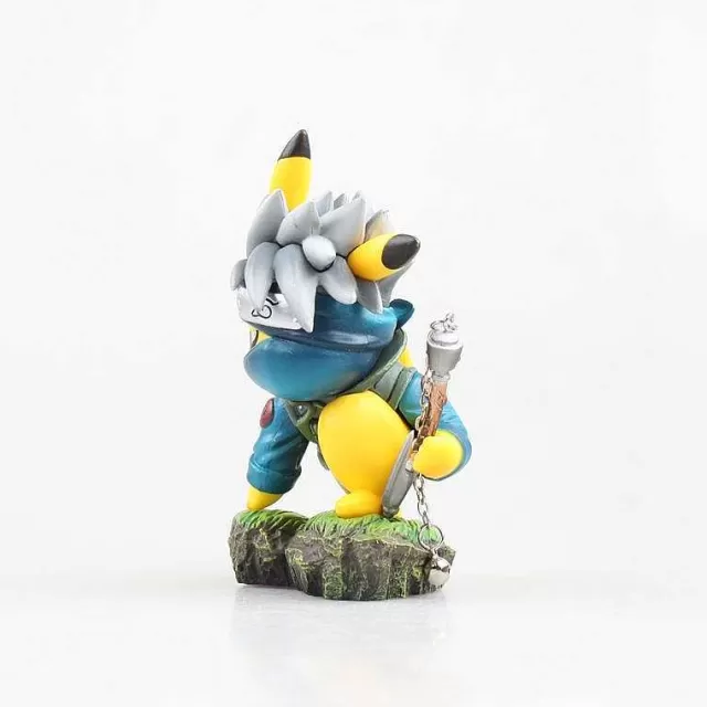 Pokemon Figuren-Pkm.store Pikachu Naruto Kakashi Cosplay Figur (Ca. 10Cm)