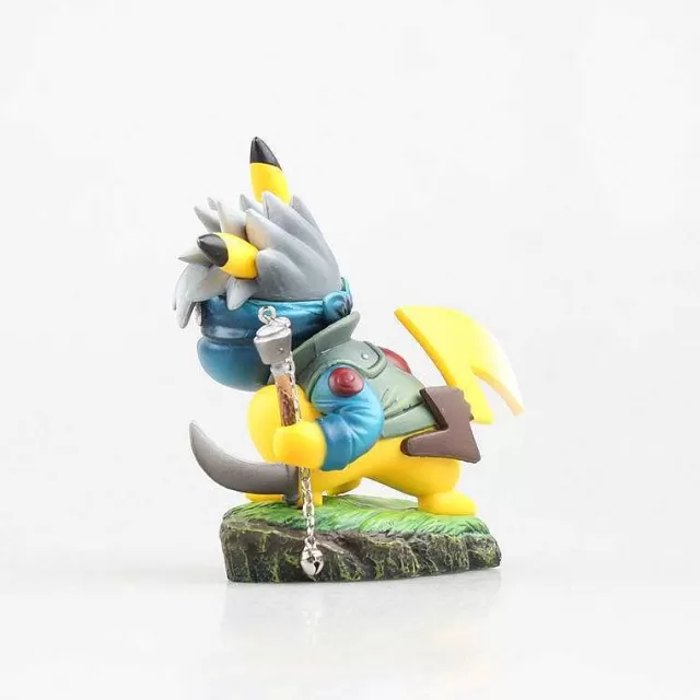 Pokemon Figuren-Pkm.store Pikachu Naruto Kakashi Cosplay Figur (Ca. 10Cm)