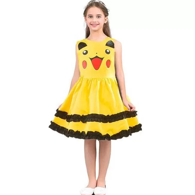 Sommer-Pkm.store Pikachu Pokemon Kleid Fur Kinder