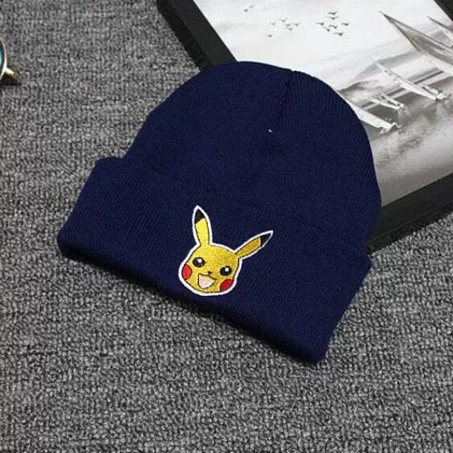 Herbst & Winter-Pkm.store Pikachu Pokemon Unisex Beanie Mutze Verschiedene Motive