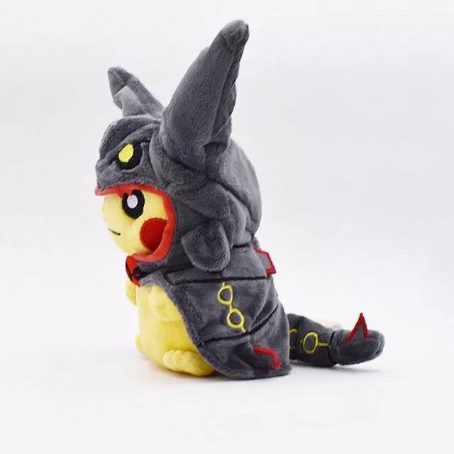 Pokemon Kuscheltiere-Pkm.store Pikachu Rayquaza Cosplay Grun Oder Schwarz (Ca. 20Cm)