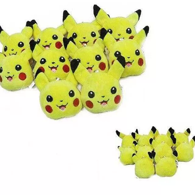 Pokemon Kuscheltiere-Pkm.store Pikachu Umbreon Nachtara Evoli Eevee Plusch Schlusselanhanger 10Er Set