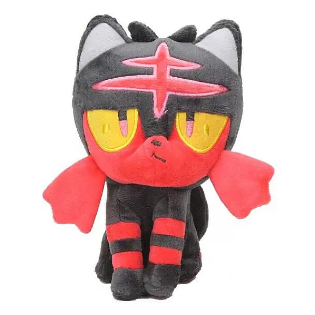 Pokemon Kuscheltiere-Pkm.store Plusch Pokemon (Ca. 18-20Cm) (Litten, Rowlet, Popplio, Alola, Vulpix, Mimikyu)