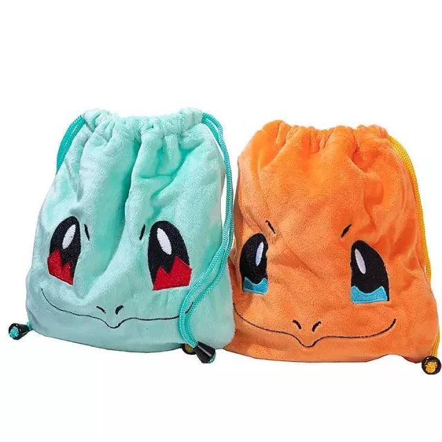 Sonstiges Merchandise-Pkm.store Plusch Tasche Mit Kordel In Pokemon Motiven