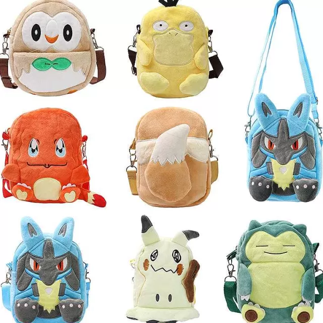 Sonstiges Merchandise-Pkm.store Pluschige Taschen Und Rucksäcke Mit Pokemon Motiven