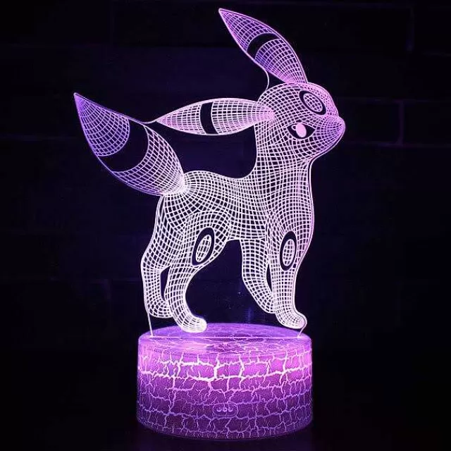 Pokemon Lampen & Nachtlichter-Pkm.store Pocket Monster Nachtara Umbreon 3D Lampe