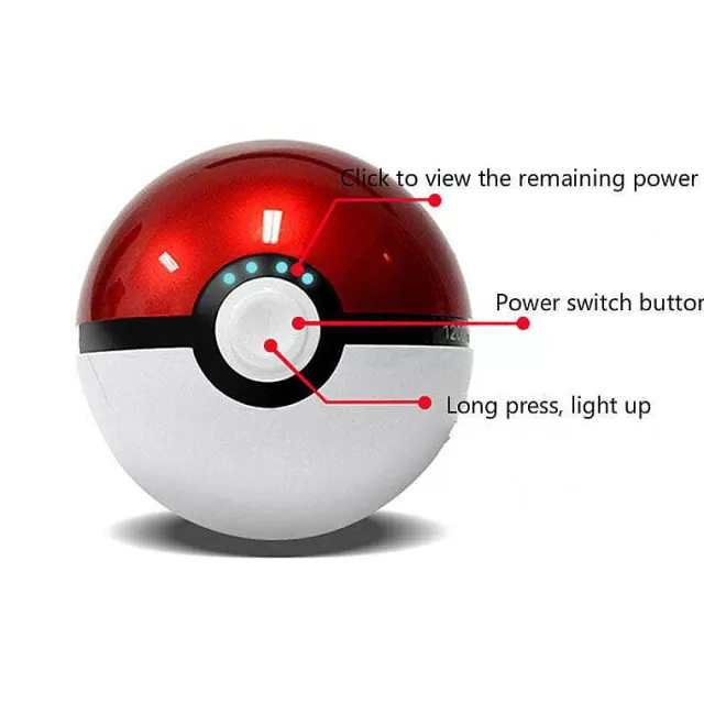 Sonstiges Merchandise-Pkm.store Pokeball 10000Mah Powerbank (Dual Usb, 5V/2.1A)