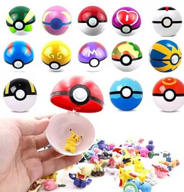 Pokeball & Pokebälle-Pkm.store Pokeball Kollektion Mit 13 Ballen Und 15 Figuren