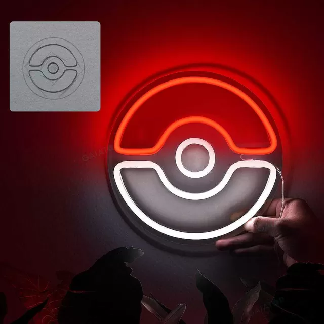 Sonstiges Merchandise-Pkm.store Pokeball Led Neonlicht Lampe