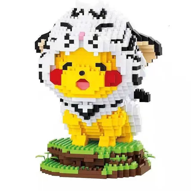 Pokemon Bausteine-Pkm.store Pokemon 3D Bausatz Pikachu Im Tigerkostum