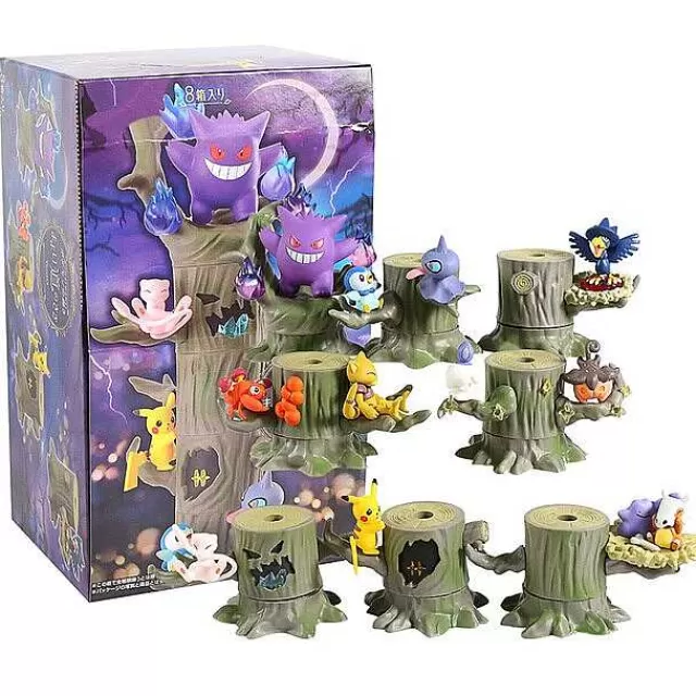 Pokemon Figuren-Pkm.store Pokemon 8 Figuren Baumhaus Figuren Set