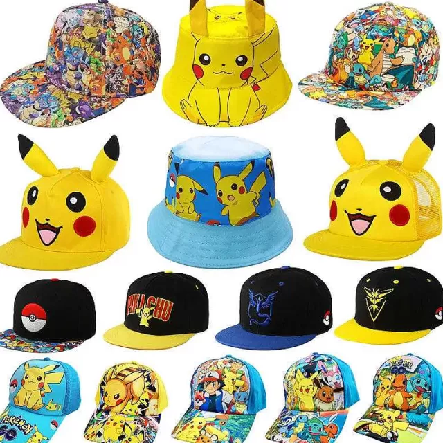 Pokemon Mützen & Caps-Pkm.store Pokemon Baseball Mützen In Vielen Pikachu Motiven