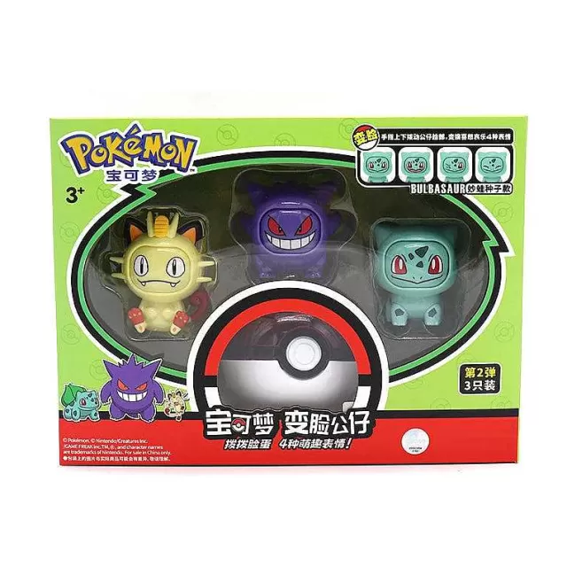 Pokemon Figuren-Pkm.store Pokemon Figuren Mit Wechselnden Gesicht Spielzeug