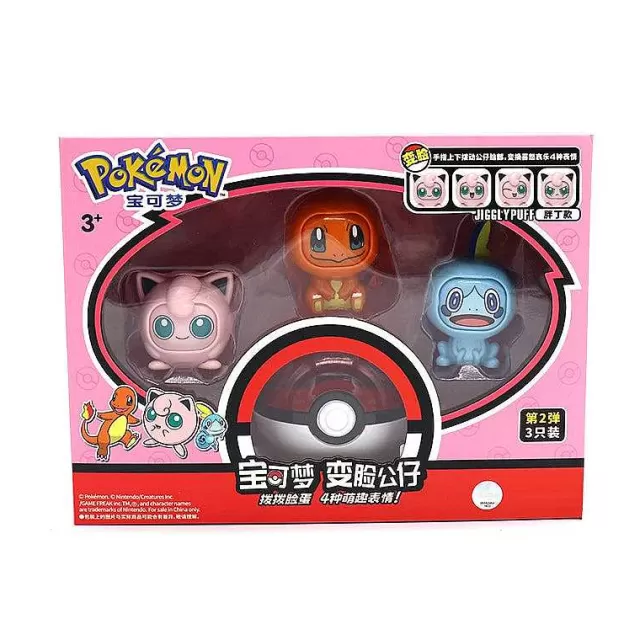 Pokemon Spielzeug-Pkm.store Pokemon Figuren Mit Wechselnden Gesicht Spielzeug