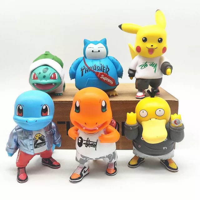 Pokemon Figuren-Pkm.store Pokemon Figuren Set - Pikachu Squirtle Charmander Psyduck