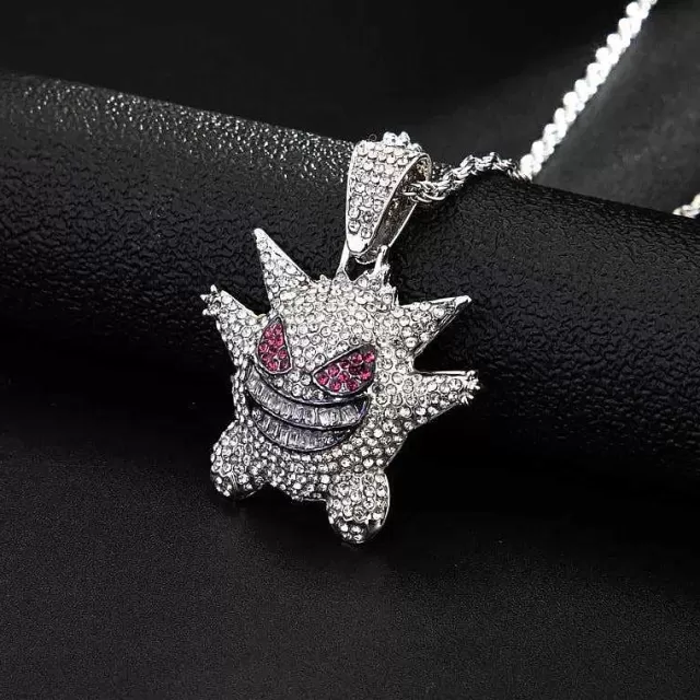 Pokemon Schmuck-Pkm.store Pokemon Gengar Anhanger In 4 Farben Gold | Silber | Schwarz | Lila