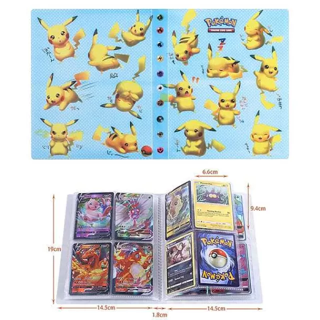 Sonstiges Merchandise-Pkm.store Pokemon Glurak Charizard U. A. Sammel Karten Album Fur 240 Karten