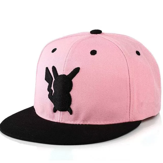 Sommer-Pkm.store Pokemon Go Mutze - Cap - Baseball Cap (Verschiedene Motive Und Farben) Weis | Schwarz | Pink