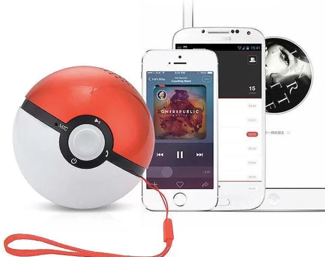 Pokeball & Pokebälle-Pkm.store Pokemon Go Pokeball Portabler Super Bass Lautsprecher