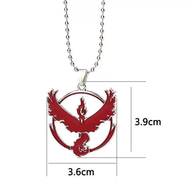 Sommer-Pkm.store Pokemon Go Team Instinct, Valor, Mystic Halskette Schmuck