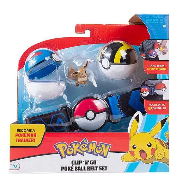 Pokemon Spielzeug-Pkm.store Pokemon Gurtelclip 'N' Carry Pokeball Evoli Eevee