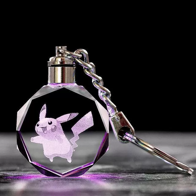 Pokemon Schmuck-Pkm.store Pokemon Kristall Anhanger Mit 3D Effekt - Viele Motive