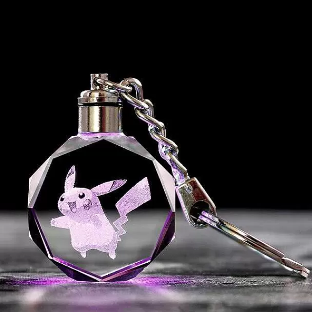 Sonstiges Merchandise-Pkm.store Pokemon Kristall Keychain Schlusselanhanger Verschiedene Motive