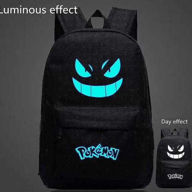 Sonstiges Merchandise-Pkm.store Pokemon Luminous Rucksack - Leuchtet Im Dunkeln Schwarz | Grun | Hellblau | Blau