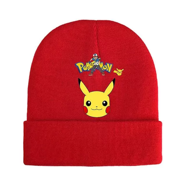 Herbst & Winter-Pkm.store Pokemon Mützen Im Roten Winter Look - Viele Motive