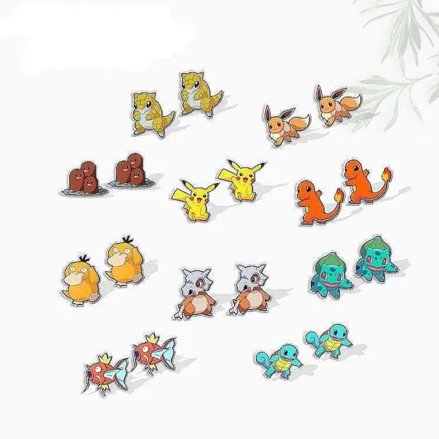 Pokemon Schmuck-Pkm.store Pokemon Ohrringe - Ohrstecker (10 Motive)