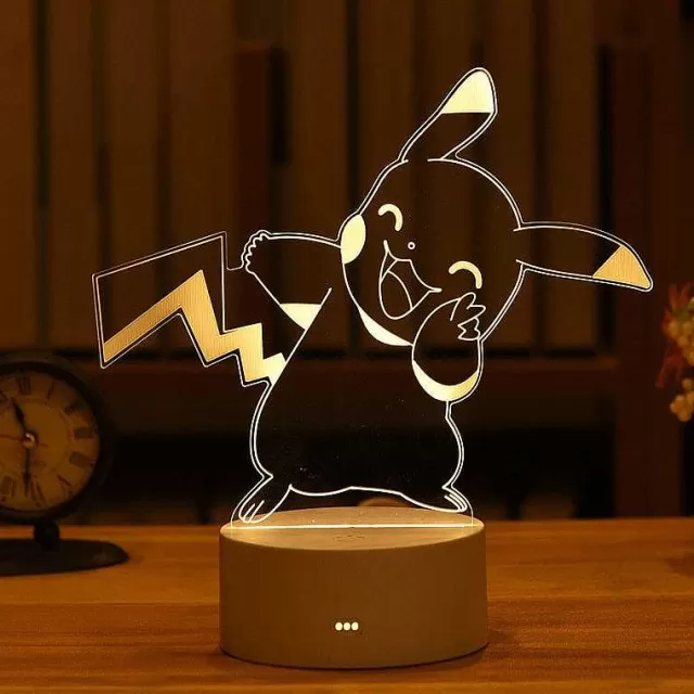 Pokemon Lampen & Nachtlichter-Pkm.store Pokemon Pikachu 3D Led Nachtlampe