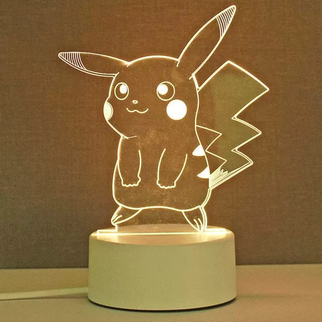 Pokemon Lampen & Nachtlichter-Pkm.store Pokemon Pikachu 3D Led Nachtlampe