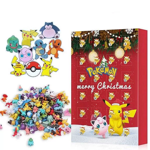 Herbst & Winter-Pkm.store Pokemon Pikachu Adventskalender (Verschiedene Motive)