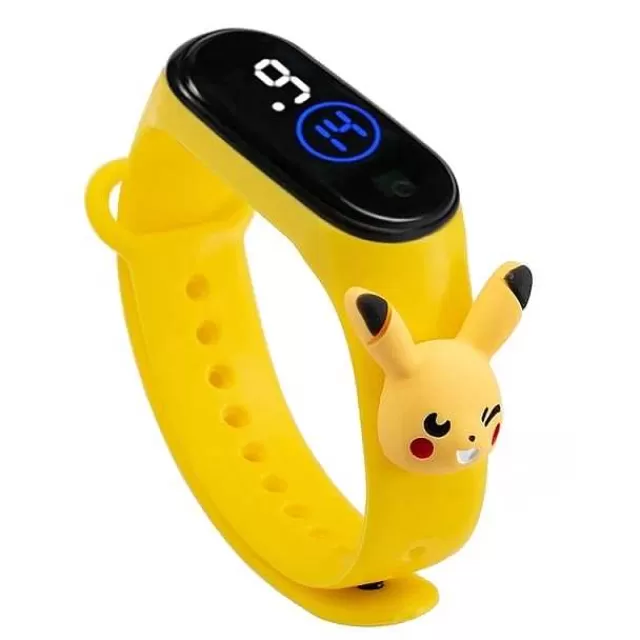 Uhren Und Wecker-Pkm.store Pokemon Pikachu Armband Mit Digital Uhr Fur Kinder