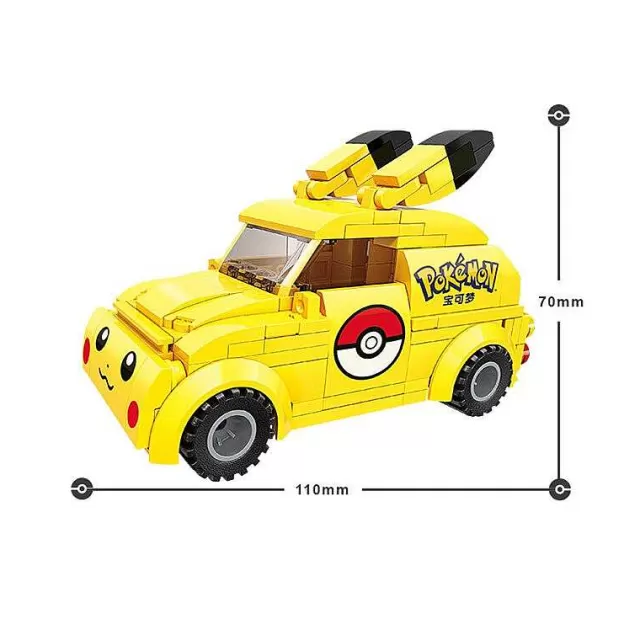 Pokemon Spielzeug-Pkm.store Pokemon Pikachu Baustein Spielautos Spielzeug