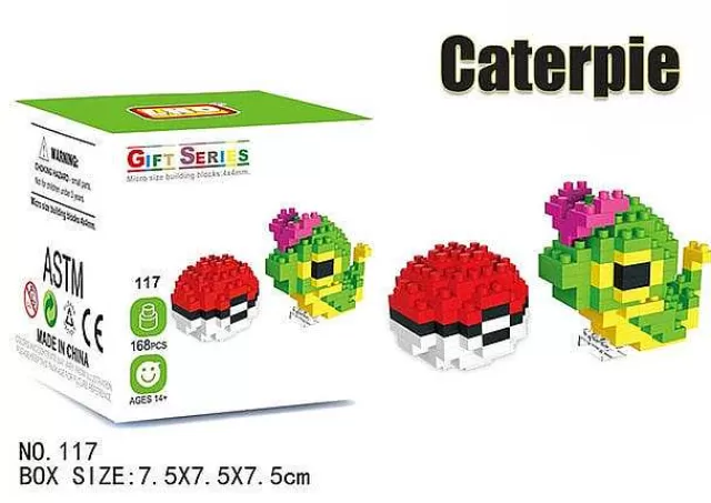Pokemon Bausteine-Pkm.store Pokemon Pikachu, Charizard Etc. Baustein Set (32 Motive Zur Auswahl)