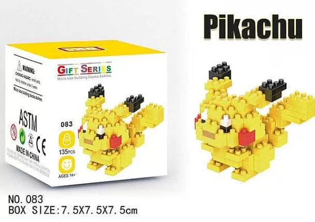 Pokemon Bausteine-Pkm.store Pokemon Pikachu, Charizard Etc. Baustein Set (32 Motive Zur Auswahl)
