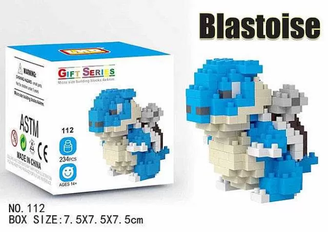 Pokemon Bausteine-Pkm.store Pokemon Pikachu, Charizard Etc. Baustein Set (32 Motive Zur Auswahl)
