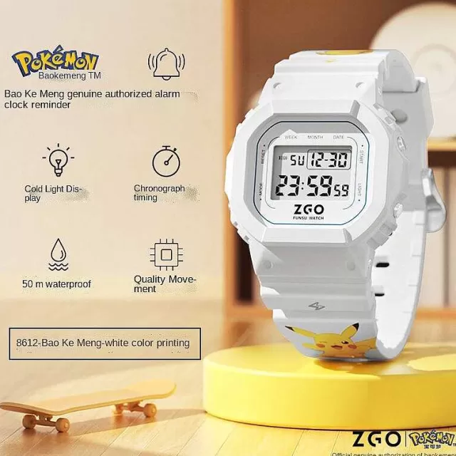 Uhren Und Wecker-Pkm.store Pokemon Pikachu Digitale Armbanduhr