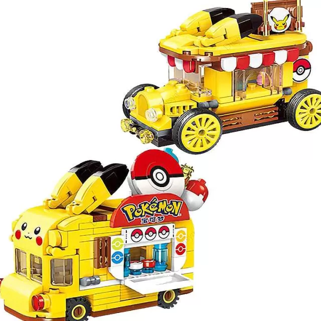 Pokemon Spielzeug-Pkm.store Pokemon Pikachu Mini Autos In 2 Versionen Zum Selbstbauen