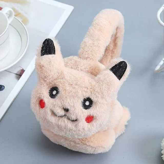 Herbst & Winter-Pkm.store Pokemon Pikachu Ohrenschutzer Warmer Fur Kinder