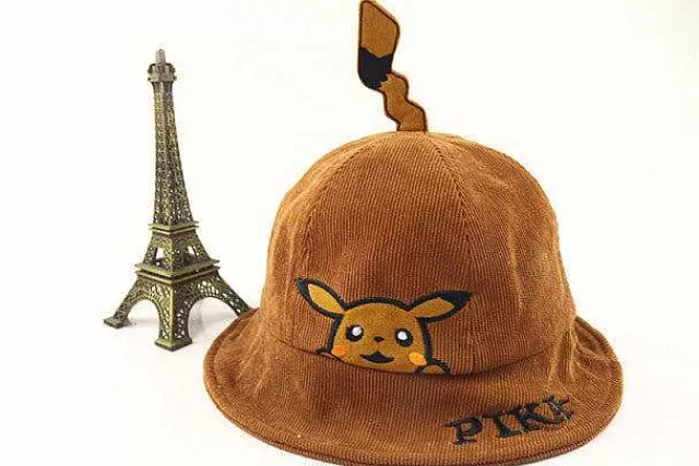 Sonstiges Merchandise-Pkm.store Pokemon Pikachu Sonnenschutz Hut Fur Kleinkinder Pikachu-Gelb | Pikachu-Orange | Pikachu-Blau | Pikachu-Braun