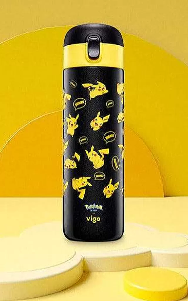 Sonstiges Merchandise-Pkm.store Pokemon Pikachu Thermo-Trinkflasche, 450 Ml